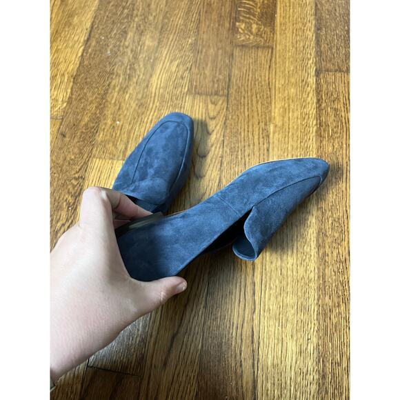 Vince Navy Suesde Loafer Size 5 - Picture 4 of 8